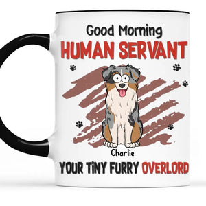 Sometimes The Best Therapist Has Fur And Four Legs - Dog & Cat Personalized Custom Accent Mug - Gift For Pet Owners, Pet Lovers