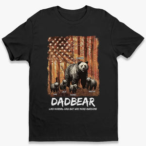 Petits-enfants réchauffent le cœur de Papa Ours - T-shirt unisexe personnalisé, sweat à capuche, sweat-shirt - Cadeau pour papa, grand-père