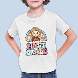 Bonne rentrée scolaire - T-shirt enfant personnalisé - Cadeau de rentrée scolaire pour enfant