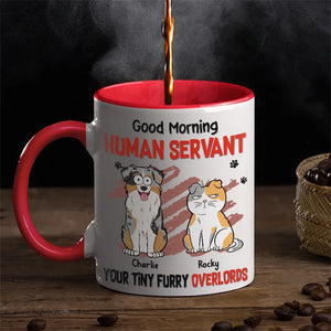 Sometimes The Best Therapist Has Fur And Four Legs - Dog & Cat Personalized Custom Accent Mug - Gift For Pet Owners, Pet Lovers