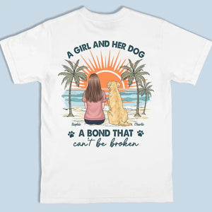 You Had Me At Woof - T-shirt unisexe personnalisé avec imprimé au dos pour chien, sweat à capuche, sweat-shirt - Cadeau pour les propriétaires d'animaux et les amoureux des animaux