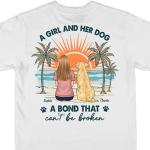 You Had Me At Woof - T-shirt unisexe personnalisé avec imprimé au dos pour chien, sweat à capuche, sweat-shirt - Cadeau pour les propriétaires d'animaux et les amoureux des animaux