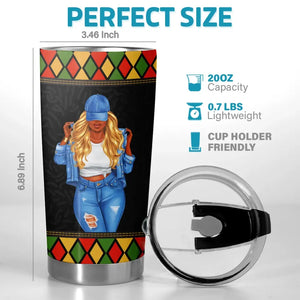 Dopest Black Queen - Gobelet personnalisé Bestie - Cadeau pour meilleures amies, meilleures amies, sœurs