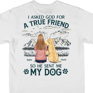Prêt pour une aventure inoubliable ? T-shirt unisexe personnalisé avec imprimé au dos pour chien, sweat à capuche, sweat-shirt – Cadeau pour propriétaires et amoureux des animaux.