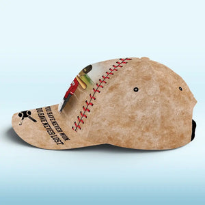 Entraînez-vous comme si vous n'aviez jamais gagné - Casquette personnalisée pour la famille, casquette classique à imprimé intégral - Cadeau pour les membres de la famille, les joueurs de baseball et les amateurs de baseball