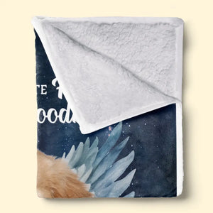 Photo personnalisée « Vos ailes étaient prêtes, mais mon cœur ne l'était pas » – Couverture commémorative personnalisée – Cadeau de condoléances pour les propriétaires d'animaux et les amoureux des animaux