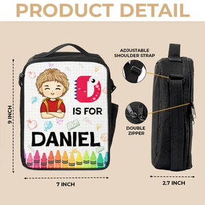 Le début est toujours aujourd'hui - Sac à lunch personnalisé - Cadeau de rentrée scolaire pour enfant