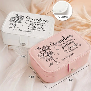 Tu es bien plus précieux que les bijoux - Coffret à bijoux personnalisé pour la famille - Cadeau pour maman, grand-mère