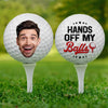 Photo personnalisée : retraité et passionné de swing – Balle de golf personnalisée – Cadeau pour les amateurs de sport et les joueurs de sport