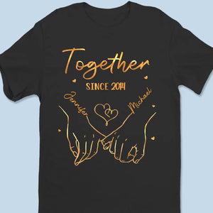 Mon âme trouvera la vôtre - T-shirt, sweat à capuche, sweat-shirt unisexe personnalisé pour couple - Cadeau pour mari et femme, anniversaire