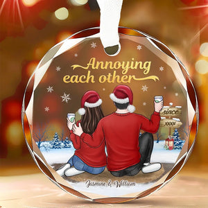 Et c'est toi, ça a toujours été toi - Ornement en verre personnalisé pour couple - Cadeau de Noël pour mari et femme, anniversaire