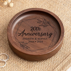 Toi et moi, on a ça ! Plat à bijoux en bois personnalisé pour couple ! Cadeau pour mari et femme, anniversaire