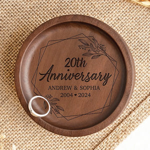 Toi et moi, on a ça ! Plat à bijoux en bois personnalisé pour couple ! Cadeau pour mari et femme, anniversaire
