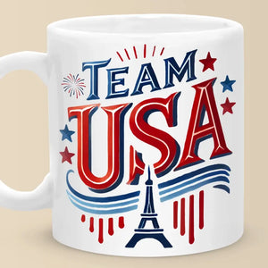 Tasse « J'ai battu les gens » - Vacances olympiques, cadeau pour les membres de la famille et les meilleurs amis