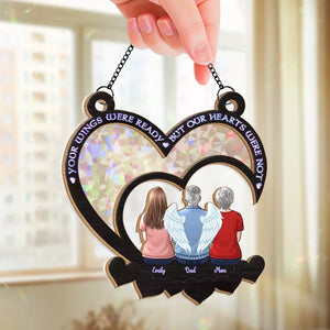 Votre présence nous a bénis, votre souvenir perdure - Attrape-soleil personnalisé à suspendre à une fenêtre - Cadeau de condoléances pour les membres de la famille