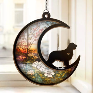 Ne pleurez pas, c'est fini ! Attrape-soleil personnalisé à suspendre à une fenêtre ! Cadeau de condoléances pour les propriétaires et les amoureux des animaux.
