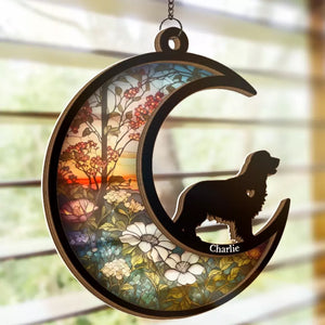 Ne pleurez pas, c'est fini ! Attrape-soleil personnalisé à suspendre à une fenêtre ! Cadeau de condoléances pour les propriétaires et les amoureux des animaux.