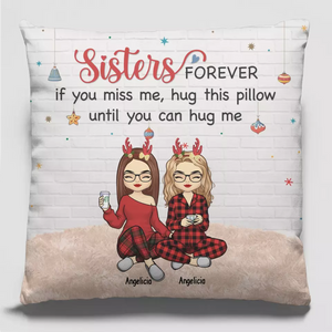 Seul un ami peut être aussi honnête - Coussin personnalisé Bestie - Cadeau de Noël pour les meilleures amies, BFF, sœurs