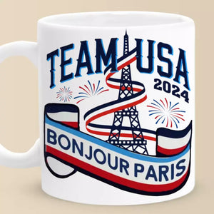 Les champions continuent de jouer jusqu'à ce qu'ils réussissent - Mug Olympiques - Vacances Olympiques, cadeau pour les membres de la famille, les meilleurs amis