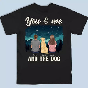 Nos amis à quatre pattes, un lien si fort - T-shirt unisexe personnalisé imprimé au dos pour chien et chat, sweat à capuche, cadeau pour couples, propriétaires d'animaux, amoureux des animaux
