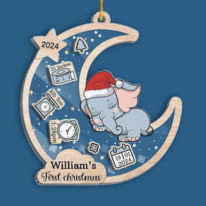 Your First Christmas Is The Start Of Many Magical Memories - Family Personalized Custom 3 Layers Shaker Ornament - Christmas Gift For Baby Kids, Newborn Baby