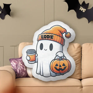 Halloween, sonnettes, bonbons – Coussin personnalisé pour la famille – Cadeau d'Halloween pour les membres de la famille