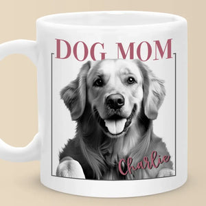 Photo personnalisée : La présence apaisante d'un animal de compagnie bien-aimé, un compagnon fidèle à travers tout - Mug personnalisé pour chien et chat - Cadeau pour propriétaires et amoureux des animaux