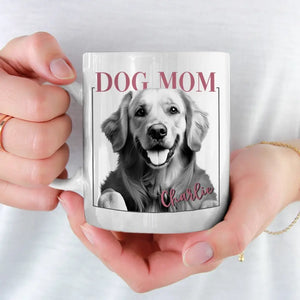 Photo personnalisée : La présence apaisante d'un animal de compagnie bien-aimé, un compagnon fidèle à travers tout - Mug personnalisé pour chien et chat - Cadeau pour propriétaires et amoureux des animaux