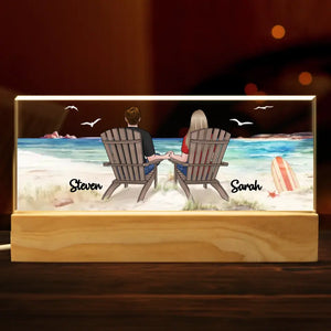 Tu es ma meilleure moitié - Couple personnalisé lettres acryliques veilleuse LED 3D - Cadeau pour mari femme, anniversaire