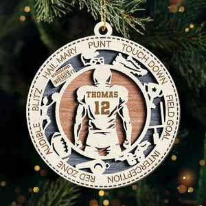 À la poursuite de vos rêves et de vos records - Ornement en cuir personnalisé - Cadeau de Noël pour les amateurs de sport et les sportifs