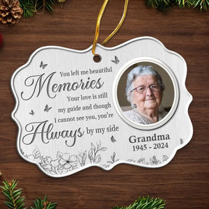 Photo personnalisée « Une belle âme dont on se souvient » - Ornement commémoratif personnalisé - Forme Benelux en métal - Cadeau de condoléances, cadeau de Noël pour les membres de la famille
