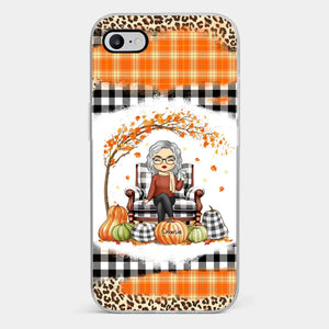 Tu es l'incarnation de la grandeur - Coque de téléphone transparente personnalisée pour la famille - Cadeau d'automne pour grand-mère