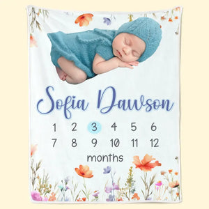 Couverture personnalisée pour bébé avec photo « Tu es ma raison préférée de perdre le sommeil » - Cadeau pour bébé, enfant et nouveau-né