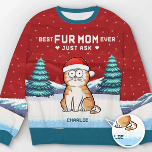 Une façon chaleureuse de célébrer Noël avec vos amis à quatre pattes - Sweat-shirt personnalisé pour chien et chat - Pull unisexe en laine - Cadeau de Noël pour les propriétaires et les amoureux des animaux