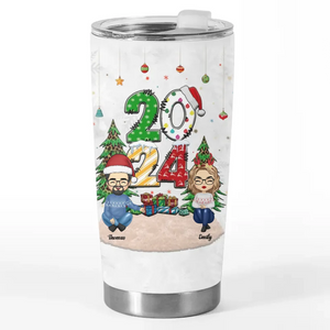Le réveillon de Noël est un moment convivial en famille ! Gobelet personnalisé pour toute la famille ! Cadeau de Noël pour les membres de la famille