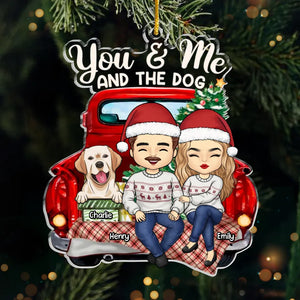 Les amis à fourrure apportent la meilleure ambiance des fêtes - Décoration personnalisée pour chien et chat - Forme personnalisée en acrylique - Cadeau de Noël pour mari, femme, anniversaire, propriétaires d'animaux, amoureux des animaux