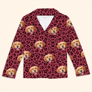 Photo personnalisée : Le meilleur thérapeute a de la fourrure et quatre pattes ! Pyjama personnalisé pour chien et chat ! Cadeau de Noël pour les propriétaires et les amoureux des animaux.