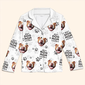 Pyjama personnalisé avec photo « Je t'aimerai toujours » - Cadeau de Noël pour les propriétaires et les amoureux des animaux