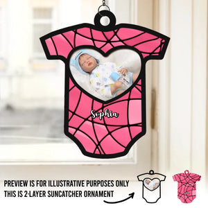 Photo personnalisée : éternellement reconnaissant pour ce petit miracle ! Attrape-soleil personnalisé à suspendre à la fenêtre ! Cadeau de Noël pour bébé, enfant et nouveau-né.