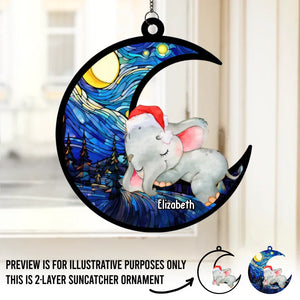 Noël n'est pas une saison, c'est un sentiment - Attrape-soleil personnalisé pour fenêtre - Cadeau de Noël pour bébé, enfant et nouveau-né