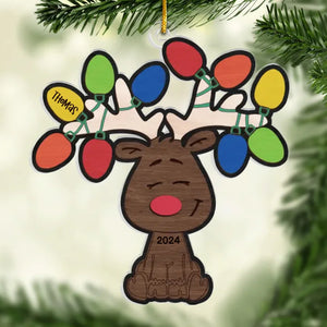 Le plus beau cadeau est l'amour que nous partageons en famille - Décoration personnalisée pour la famille - Forme personnalisée en acrylique - Cadeau de Noël pour les membres de la famille