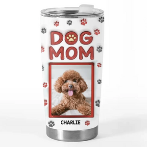 Photo personnalisée : Un peu de fourrure peut égayer même les jours les plus sombres - Gobelet personnalisé avec effet gonflable 3D pour chien et chat - Cadeau pour propriétaires et amoureux des animaux