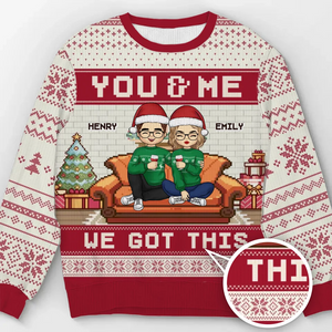 Je suis reconnaissant pour la joie que mon animal apporte à Noël ! Sweat-shirt personnalisé pour chien et chat, moche et personnalisé, pull unisexe en laine, cadeau de Noël pour mari, femme, anniversaire, propriétaires d'animaux, amoureux des animaux.