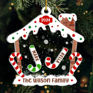 Celebrating The Cutest Christmas Ever - Family Personalized Custom Ornament - Acrylic Custom Shaped - Christmas Gift For Family Members