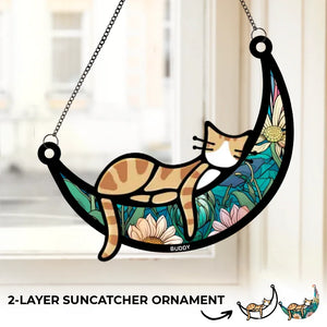 Un cœur aimant au repos, dont on se souviendra toujours - Attrape-soleil personnalisé à suspendre à une fenêtre - Cadeau de condoléances pour les propriétaires et les amoureux des animaux