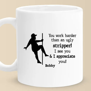 J'apporte l'éclat et les célibataires - Tasse personnalisée pour ami - Cadeau de Noël pour meilleurs amis, sœurs, membres de la famille, collègues