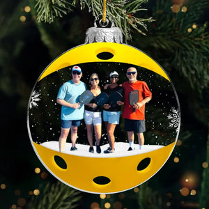 Photo personnalisée : le mélange parfait de compétence et de plaisir - Ornement personnalisé sportif - Forme personnalisée en acrylique - Cadeau de Noël pour les amateurs de sport et les joueurs de sport