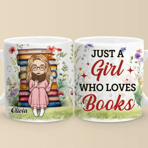 Les livres sont mes meilleurs amis - Mug personnalisé - Cadeau de Noël pour les amoureux des livres