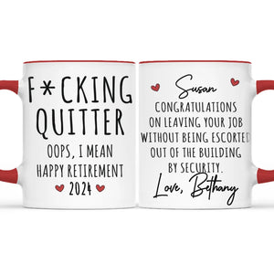 Je ne suis pas à la retraite, je suis un relaxeur professionnel - Tasse personnalisée avec accents pour collègues - Cadeau de Noël, d'appréciation, de retraite pour collègues, amis de travail, collègues