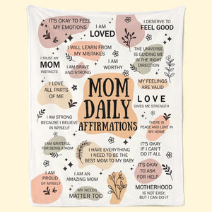 J'aime tout en moi - Couverture personnalisée avec affirmation - Cadeau pour maman, membres de la famille, vous-même
